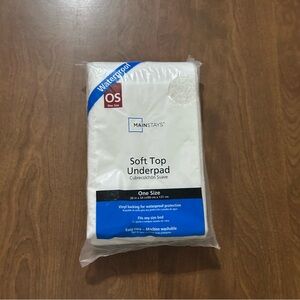 Soft Top Underpad for bed NWT